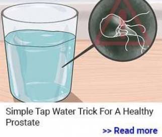 Water Trick For Healthy Prostate